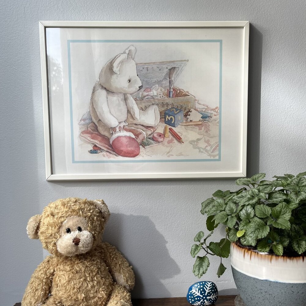Framed Poster Art Print Camilla Ashforth Horatio's James the Bear